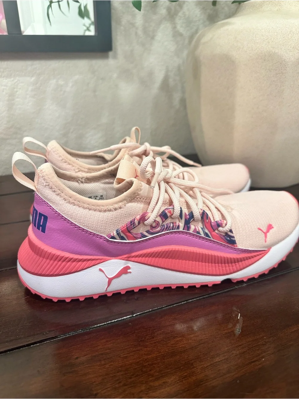 Puma Pacer Future Women's Sneakers - Light Pink & Hot Pink & Purple